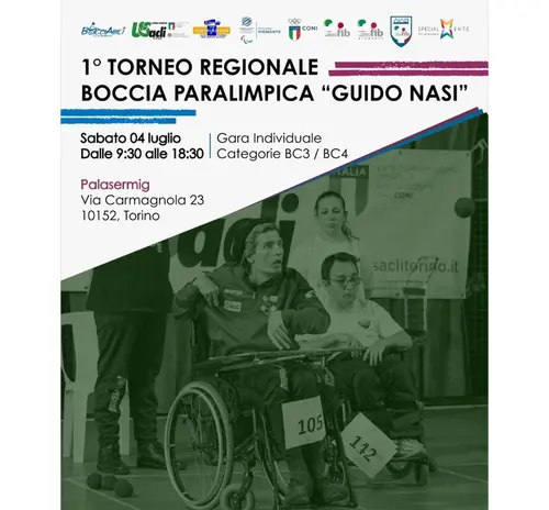 1° Torneo Regionale di Boccia paralimpica "Guido Nasi"