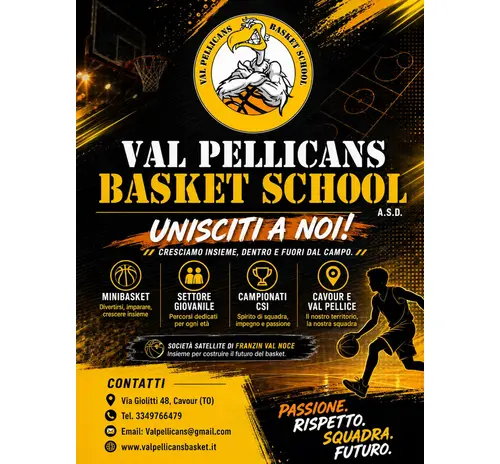 INIZIA LA STAGIONE 2026/27 ANCHE ALLA VAL PELLICANS ..... Vi aspettiamo