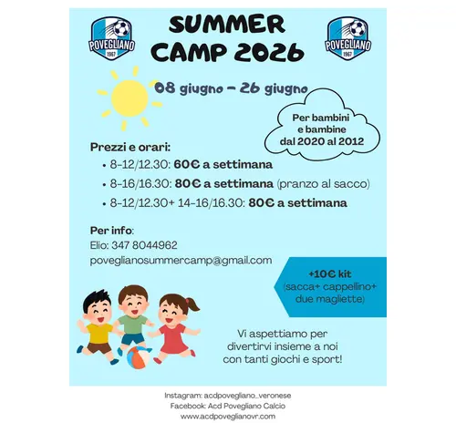 SUMMER CAMP 2026