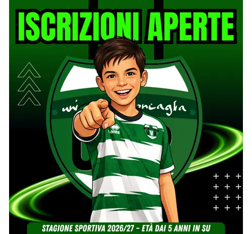 ISCRIZIONI APERTE! STAGIONE SPORTIVA 2026/27