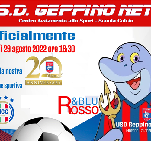 Lunedì 29 agosto inizia la VENTESIMA stagione sportiva