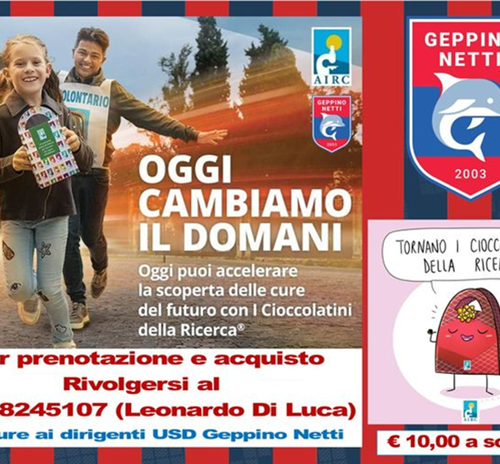 Cioccolatini per la ricerca AIRC