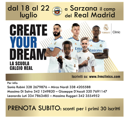 A LUGLIO IL CAMP DEL REAL MADRID A LUGLIO IL CAMP DEL REAL MADRID