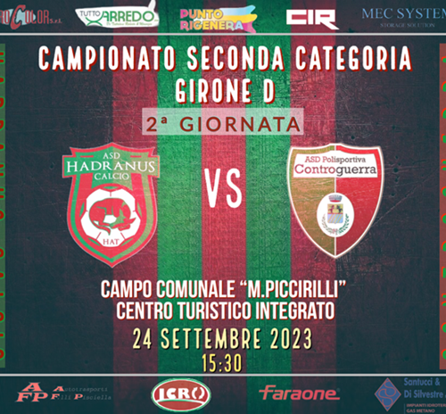 2ª Giornata di Andata Hadranus - Controguerra
