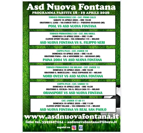 Partite del fine settimana
