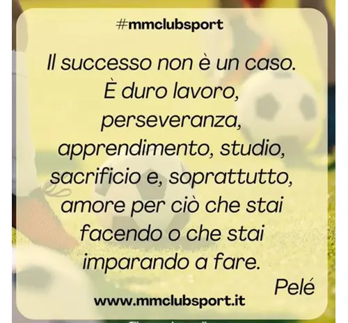 Nel calcio, così come in altri sport, non è solo importante vincere.