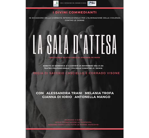"LA SALA D'ATTESA"...UNO SPETTACOLO CONTRO LA VIOLENZA SULLE DONNE