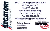 SEGATORI RAPPRESENTANZE SAS SEGATORI RAPPRESENTANZE SAS