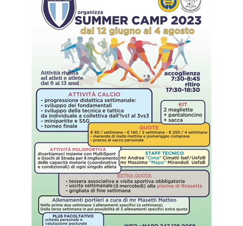 Summer camp 2023