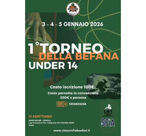 1° TORNEO DELLA BEFANA UNDER 14