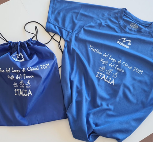 Pacco gara Triathlon Sprint del Lago di Chiusi