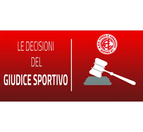 Prima Categoria Gir.D: le decisioni del Giudice Sportivo