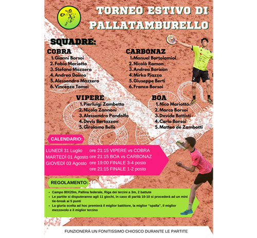 Torneo estivo Palla Tamburello