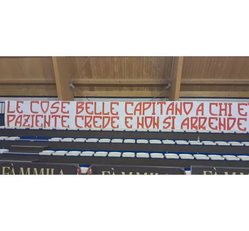 Orrico: "Le cose belle capitano a chi è paziente, crede e non si arrende"
