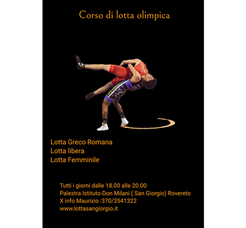 CORSO LOTTA OLIMPICA  AGONISTI