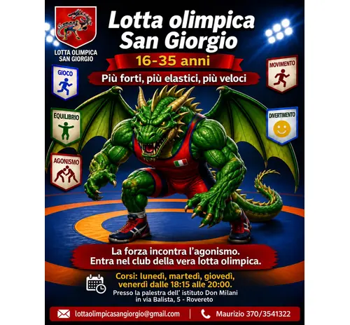 corso lotta olimpica 16 /35